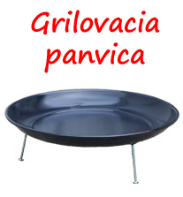 Smaltovaná grill panvica 58